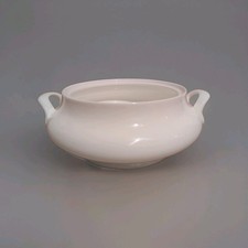 White porcelain soup - white,