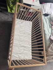 IKEA  Sniglar beechwood Cot &