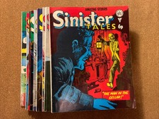 Sinister Tales Lot of 10 VGC Between #119 & 213 Alan Class Reprint Series