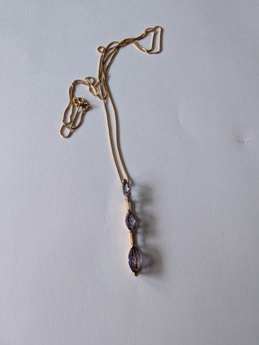 Tjc gold pendant chain - on,