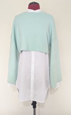 Zara Knit Mint Green Cropped