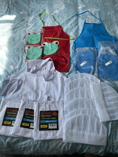 Childrens cooking aprons - x, 11
