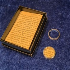 Magicians Ring Gimmick  For Book Tests.