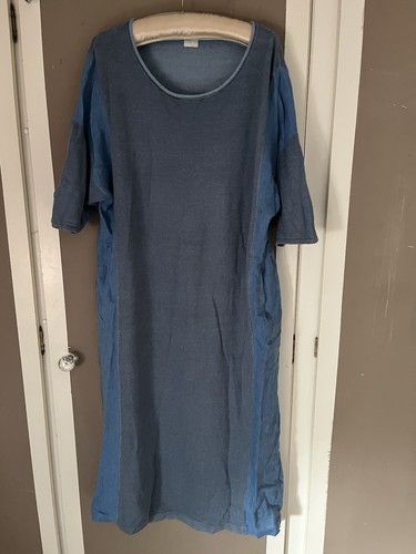 Poetry cornflower blue linen - poetry, &