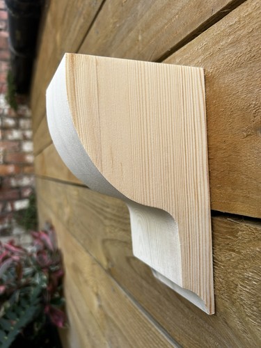 Pair bespoke wooden - a,