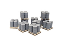 OO Gauge Pallets and Barrels Model Railway Scenery