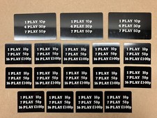 Vintage Price of Play LABELS