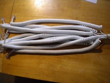 10 X TELEPHONE HANDSET CORDS    AND 10 X TELEPHONE LEADS