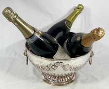 BIG SILVER PLATED CHAMPAGNE