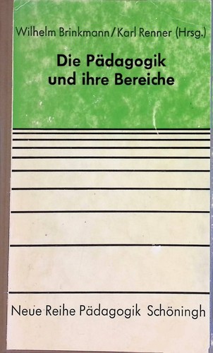 Die pädagogik und - pädagogik, ihre