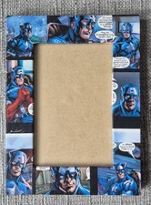 Captain America Photo Frame Comic Print