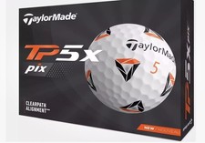 TAYLORMADE TP5 X PIX GOLF  BALLS 2024/5  LATEST MODEL 1 DOZEN …… BRAND NEW.