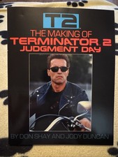 TERMINATOR 2:JUDGMENT DAY-THE MAKING OF BOOK(1991)SCHWARZENEGGER-RARE !