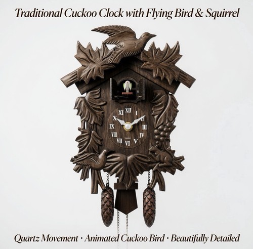 Vintage style cuckoo clock - vintage,