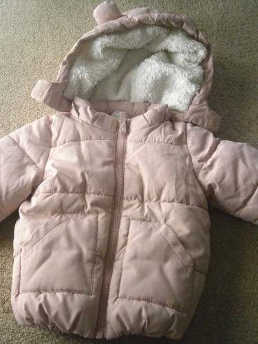 Warm girls padded coat - h&m,
