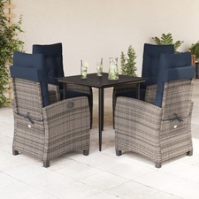 Garden Dining Set Grey
