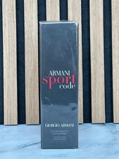 Armani Sport Code Eau de Toilette pour Homme Natural Spray 125ml NEW VINTAGE
