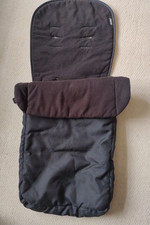 BLACK COSY TOES/FOOTMUFF FOR BUGGY