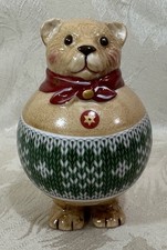 Villeroy & Boch - 11cm Teddy Bear Christmas Bauble Ornament - Ceramic