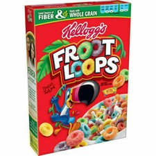 Kellogg's Froot Loops Sweetened Multi-Grain Cereal 374g 13.2oz