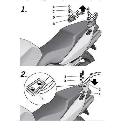 Shad luggage rack honda - luggage,
