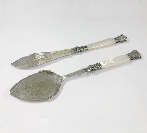 Antique butter knife jam - &,