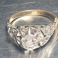 Antique 1920s Art Deco 18ct