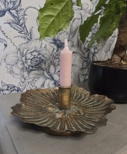 Lovely Metal Flower Candle