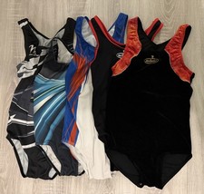 Milano Mens Boys Leotard Bundle x5 Velour/Lycra Size 32" 34” 28”