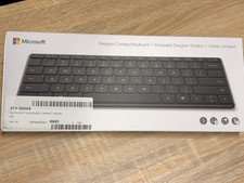 Microsoft Keyboard 21Y-00004 Designer Compact - wireless Black UK Key Layout 