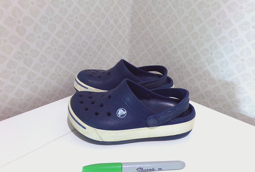 Kids navy blue - crocband, crocs