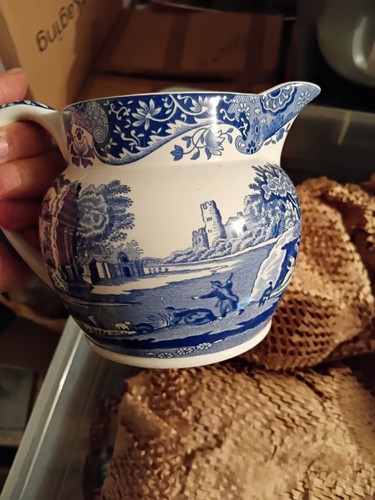 Vintage spode italian blue and - vintage,