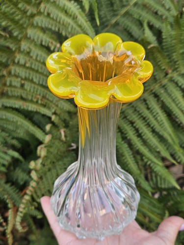 Vintage 1970s hand blown - hand,