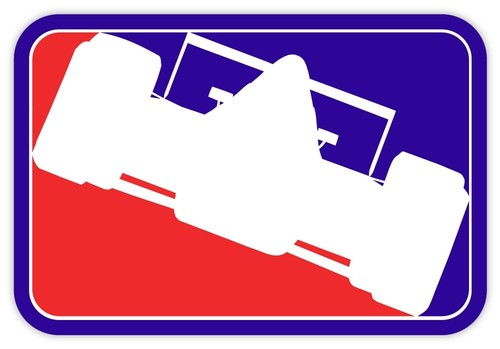 Indy car sticker - 5", 3"