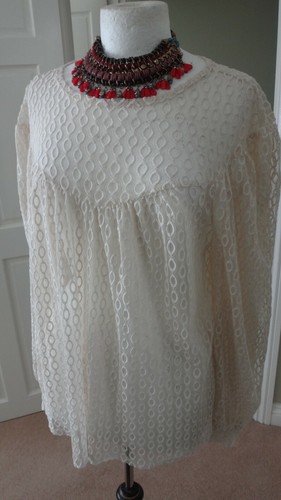 Pretty zara woman cream - zara, loose