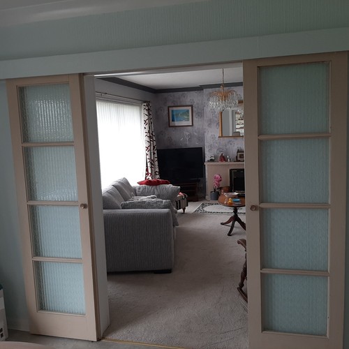 Room dividing glazed not - glazed, (not