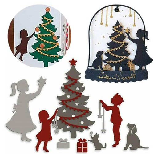 Merry christmas metal cutting - metal,
