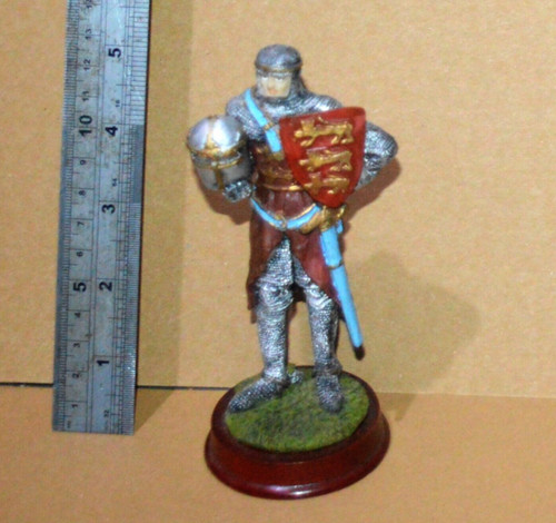 Resin plastic medieval knight - plastic,