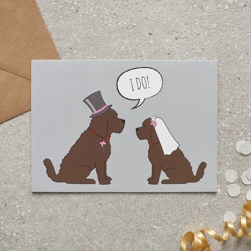 Dog wedding engagement - dog,