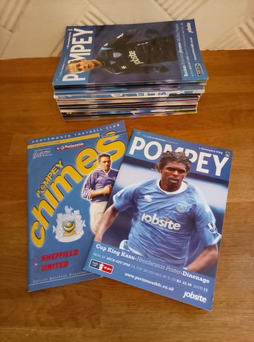 Programmes x18 portsmouth - programmes,