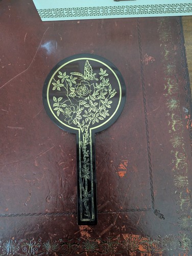 Vintage hand mirror set 2pc - set,
