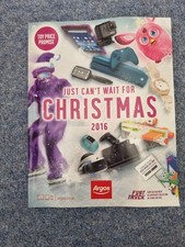 Argos Catalogue Book Christmas Gift Guide Magazine 2016