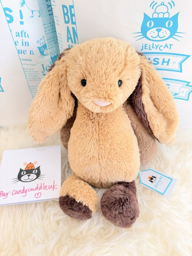 Jellycat patchwork brown bunny - jellycat,