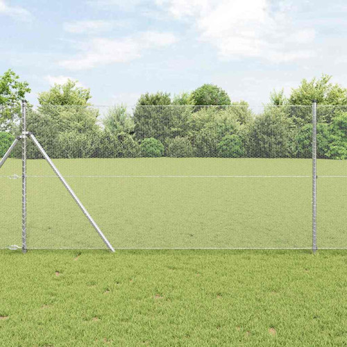 Outdoor fence posts - posts, silver