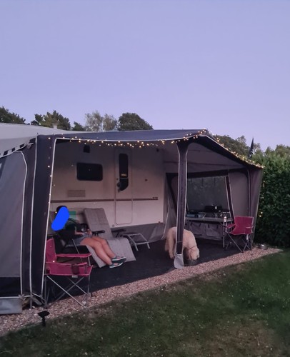 Isabella full caravan - full, awning