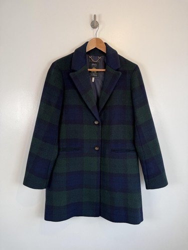 Joules tweed coat size navy - 10,