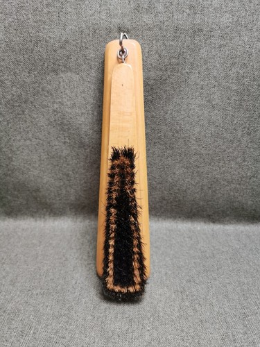 Vintage wooden clothes brush - clothes,