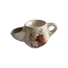 Wade Royal Victoria Pottery Staffordshire Ship Design Shaving Scuttle Mug Unused