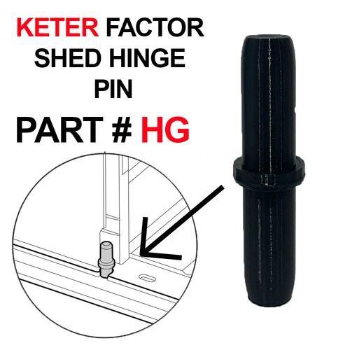 Keter factor door - door, pin