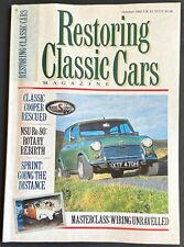 RESTORING CLASSIC CARS Oct 1988 MORRIS MINI COOPER S Rescued NSU DOLOMITE SPRINT